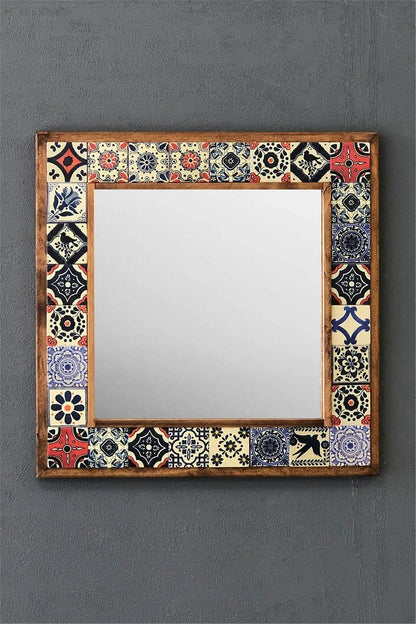 Texas Mosaic Mirror — handmade Turkish mosaic wall mirror