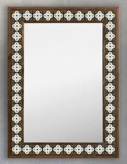 Versailles Mosaic Mirror — handmade Turkish mosaic wall mirror