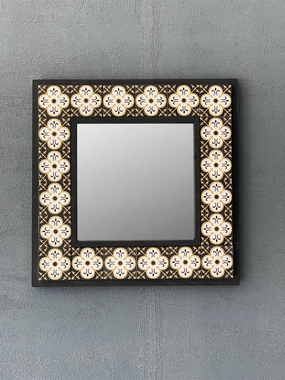 Versailles Mosaic Mirror — handmade Turkish mosaic wall mirror