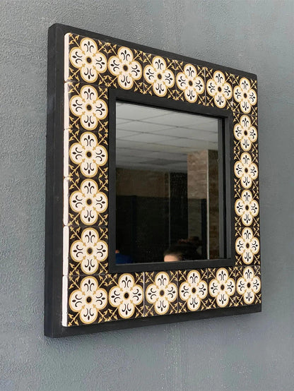 Versailles Mosaic Mirror — handmade Turkish mosaic wall mirror