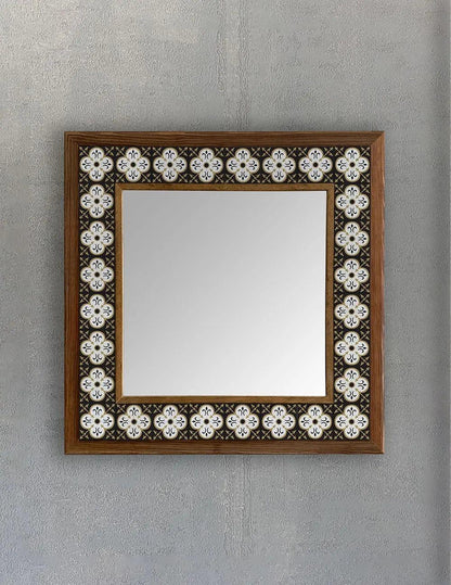 Versailles Mosaic Mirror — handmade Turkish mosaic wall mirror