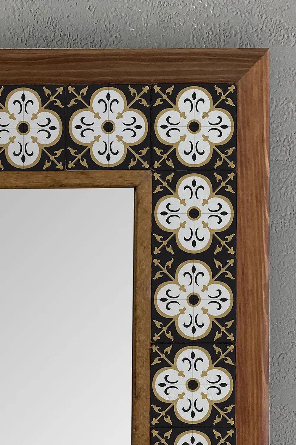 Versailles Mosaic Mirror — handmade Turkish mosaic wall mirror