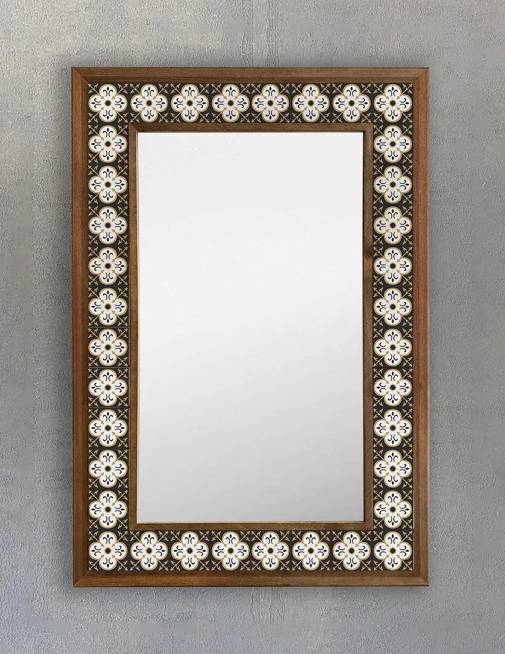 Versailles Mosaic Mirror — handmade Turkish mosaic wall mirror